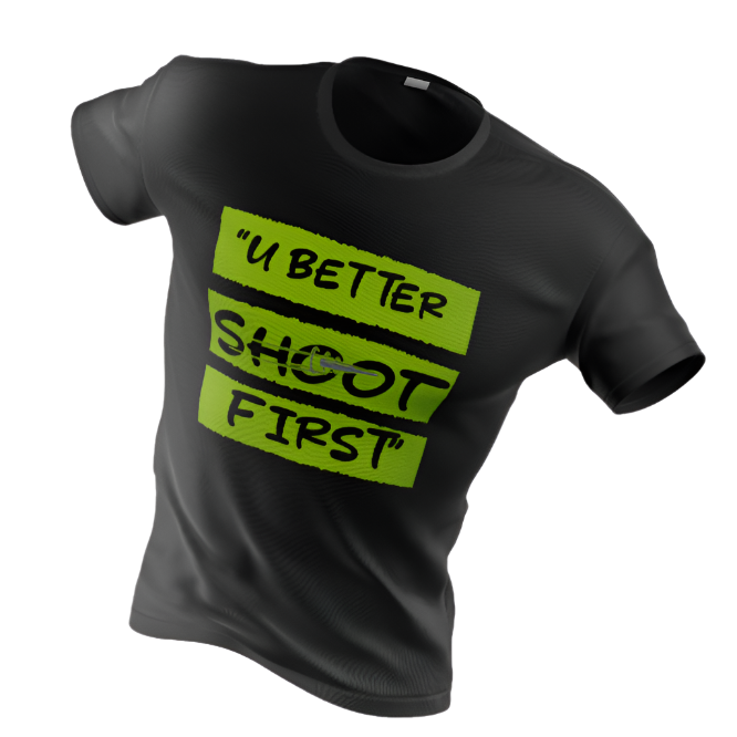 Shoot First Tee