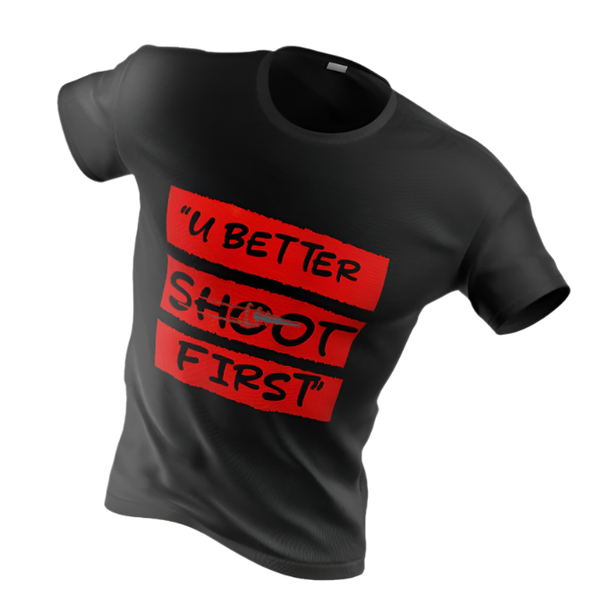 Shoot First Tee